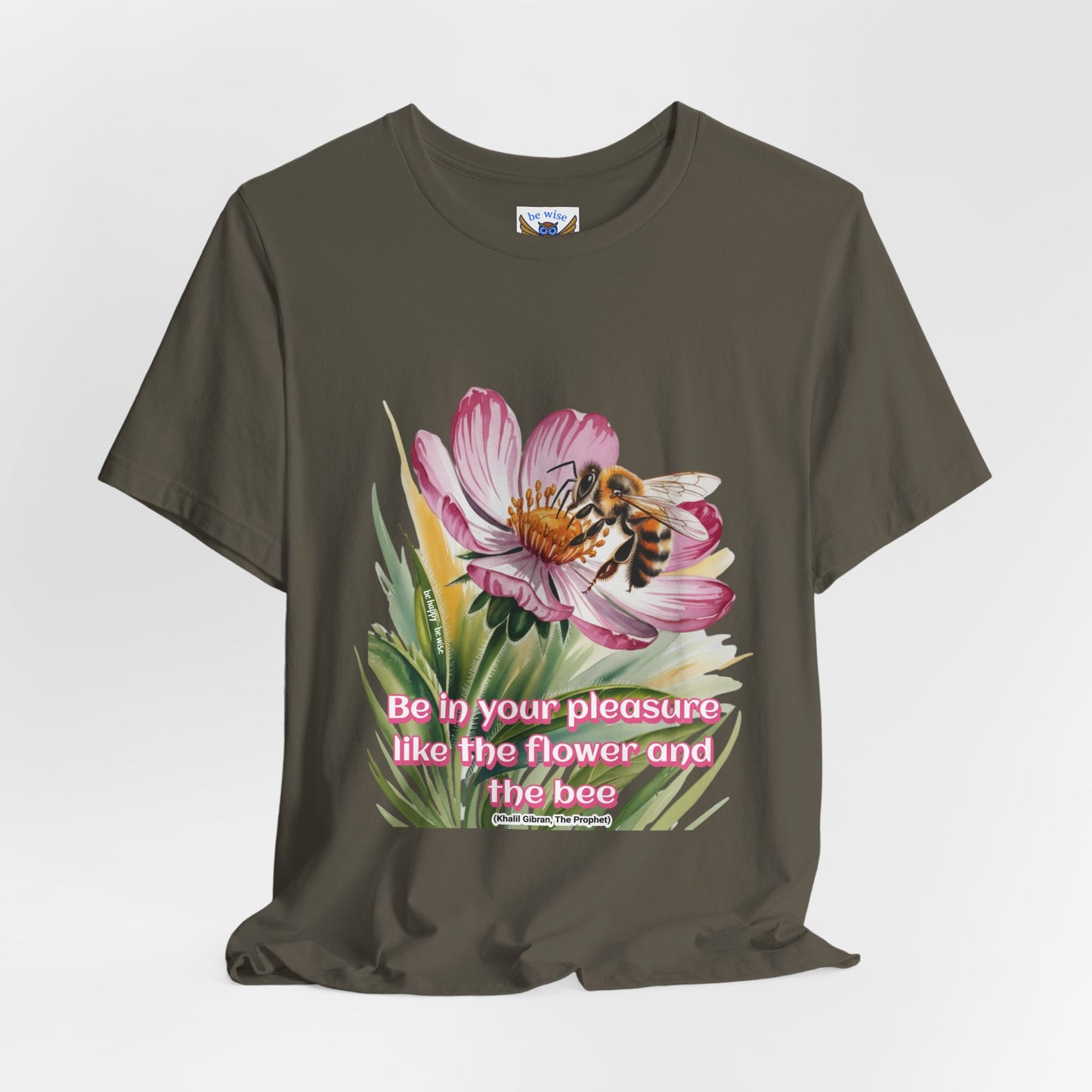 Flower And Bee T-Sirt