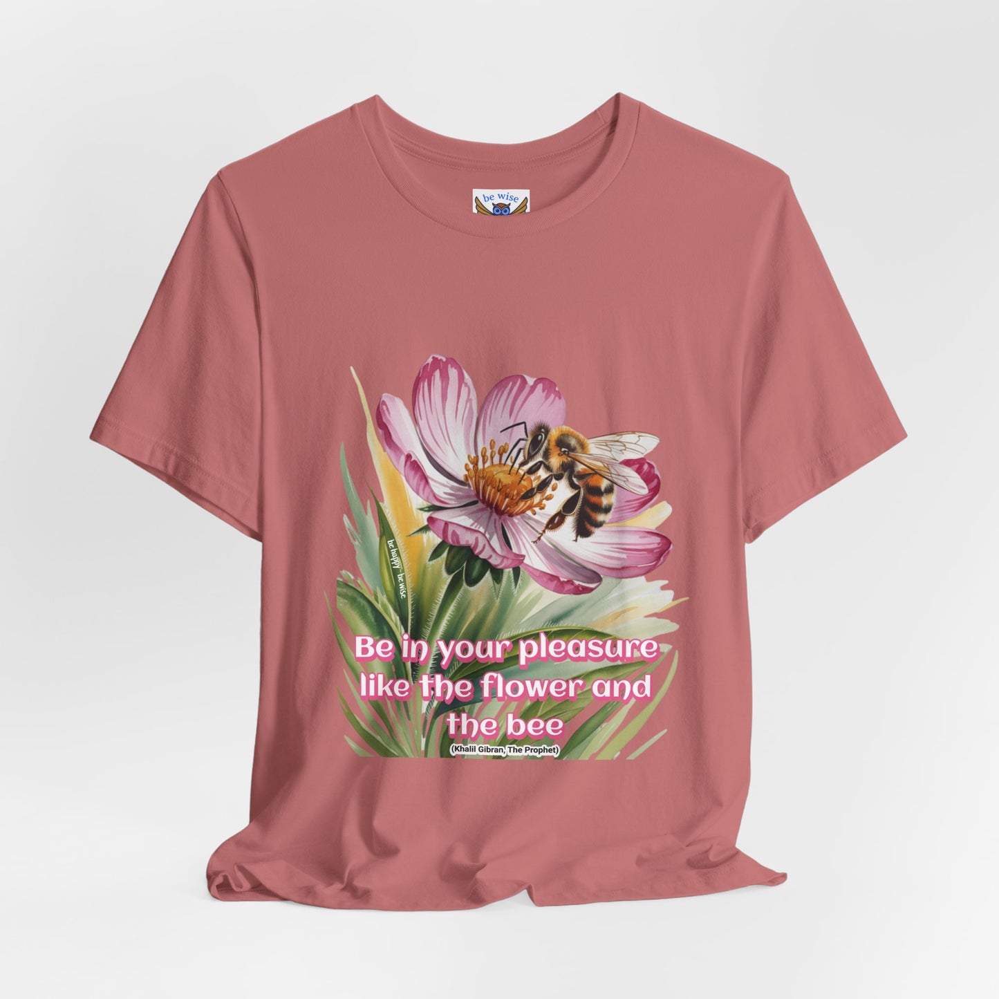 Flower And Bee T-Sirt