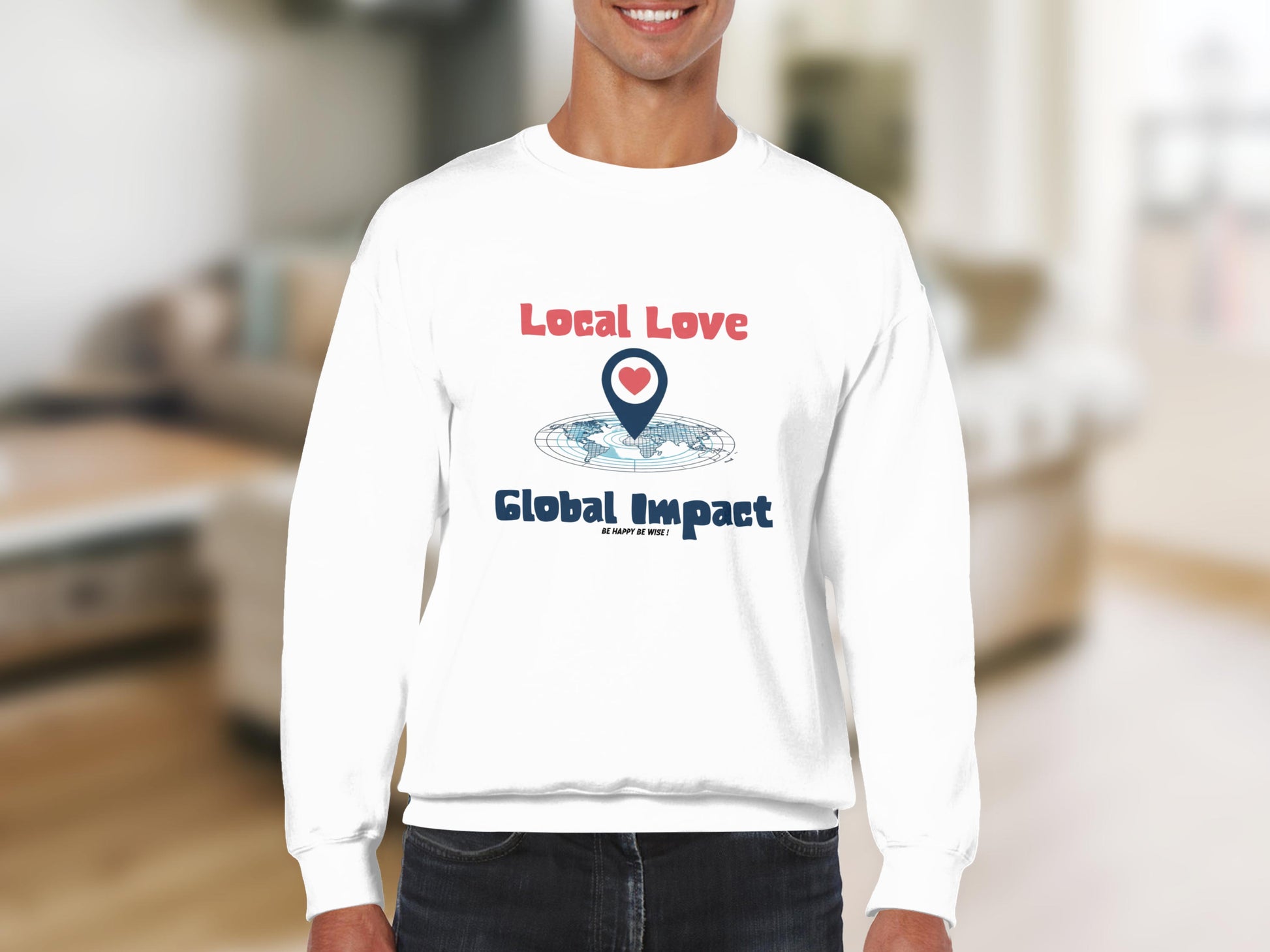 Local Love Global Impact Logo Sweatshirt product