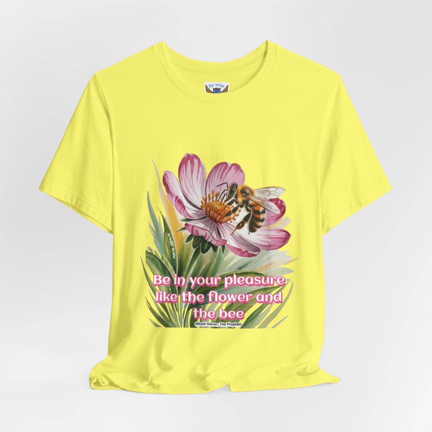 Flower And Bee T-Sirt